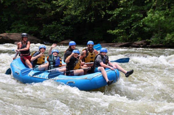 Whitewater Rafting at Wilderness Challenge Camp