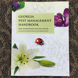 Homeowner edition Georgia Pest Management Handbook cover