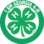 4-H logo in a circle that says I am Georgia 4-H