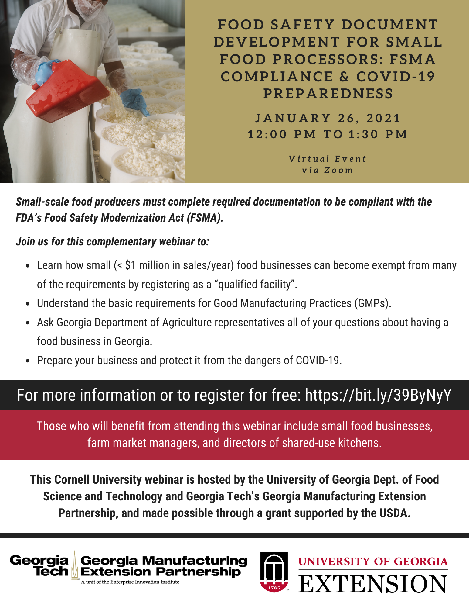 Workshops Trainings Food Science Technology Extension